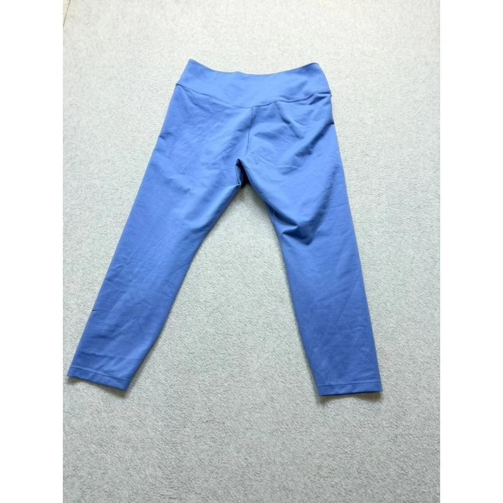 Nike Womens Dri-FIT Cropped Leggings Periwinkle Blue Mid Rise Tights SKU I-3-5